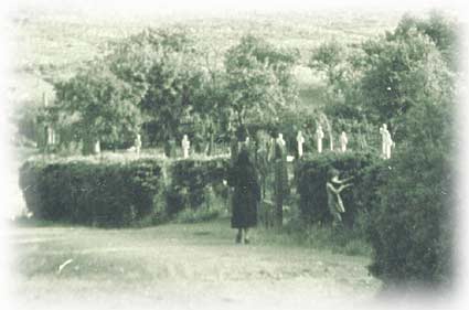 Friedhof von Langenbach in der Feldwiese, 40er Jahre