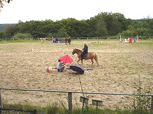 Der Reitplatz in Langenbach