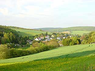 Langenbach vom Vogelsand aus gesehen