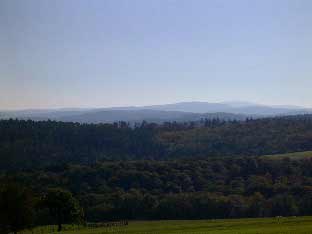 Blick in den Taunus von der Hessenstrae aus