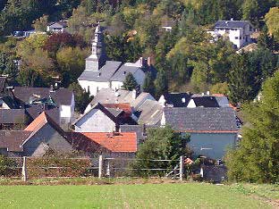 Ortskern von Langenbach im Oktober 2005