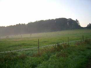 Sonnenaufgang auf dem Glasberg (September 2004)